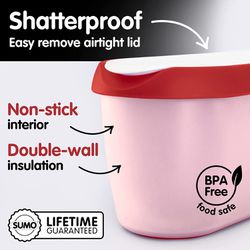 SUMO Ice Cream Containers for Homemade Ice Cream (2 Containers