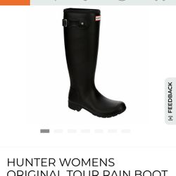 Hunter Women’s Rain boots 