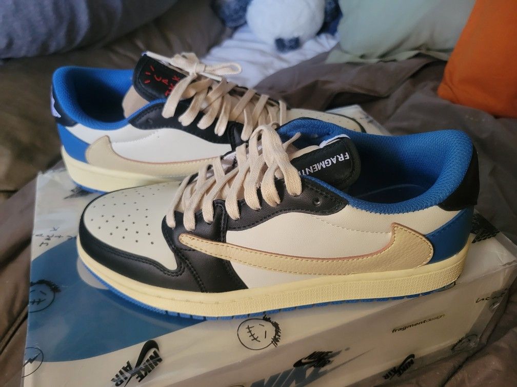 Jordan 1 Cactus Jack Fragments Sz. 8.5