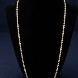 Italian 24” Rope Necklace 