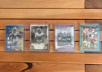 2024-2025 Football Cards | Omarion Hampton Blue /199 • NFLPA Giant Potential Rookie • Rashee Rice