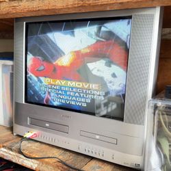 Toshiba CRT VHS DVD Combo 
