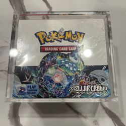 Stellar Crown Booster Box with Acrylic Case!