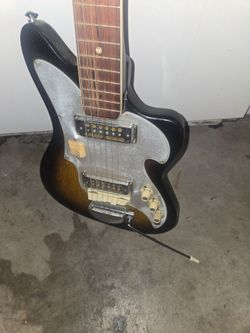 Vintage audition electric guitar