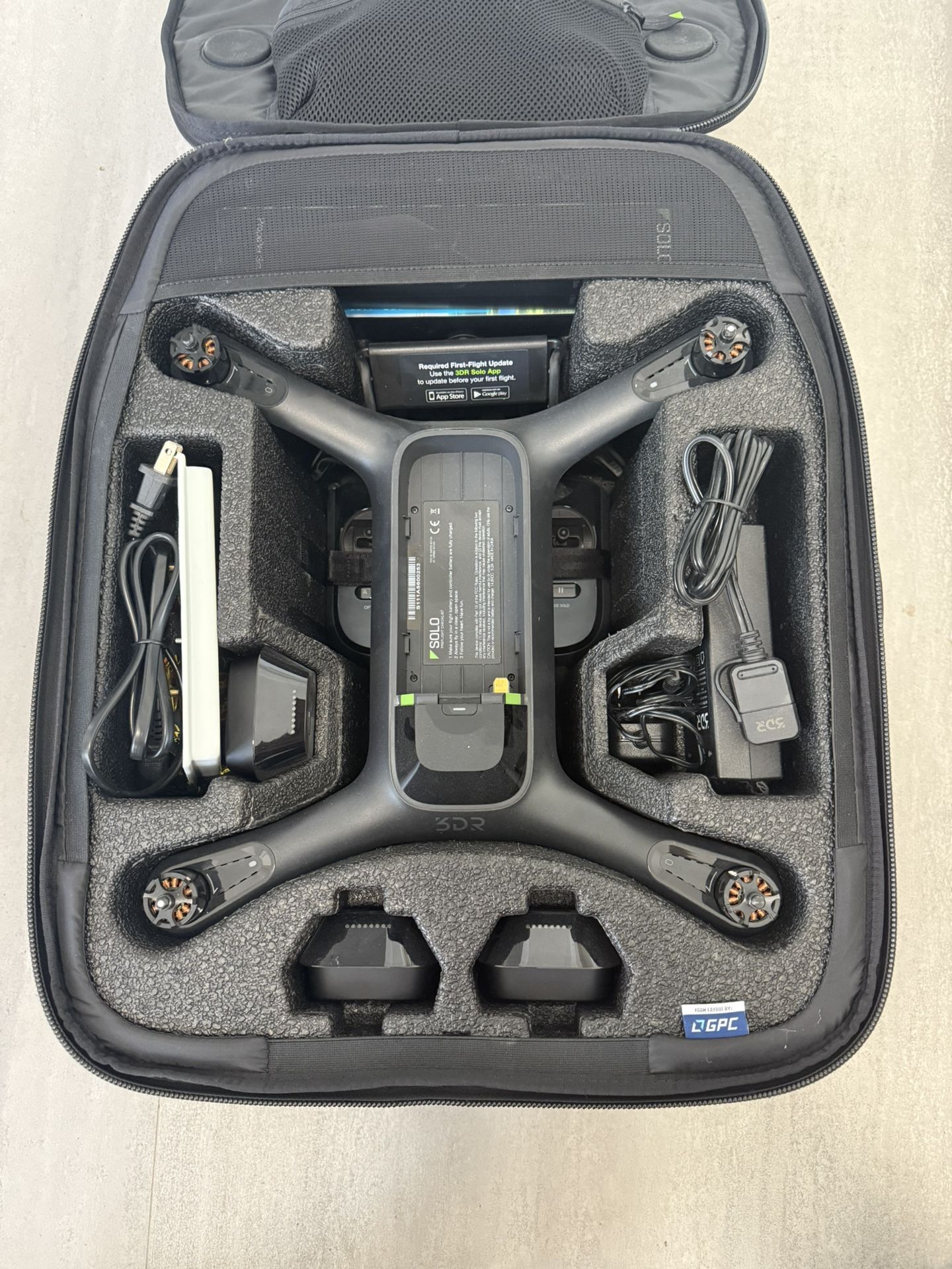 DRONE 3DR SOLO COMPLETE SET
