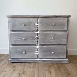 Solid Wood 48” Dresser $400