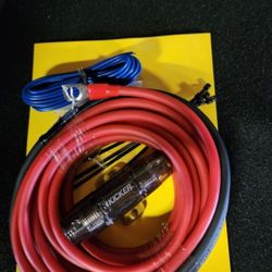 Kicker Amp Wire Kit