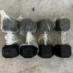 Brand New Dumbbells! Heavily Discounted! 35, 40 Lbs