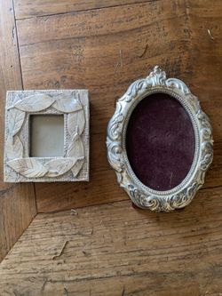 Two silver frames