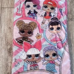 Lol Doll Childs Pink Sleeping Bag