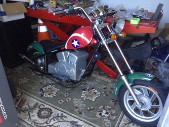 Limited Edition Captain America 48V Electric Chopper (Extremely Rare)!!!!!!  for Sale in Johnston, RI - OfferUp