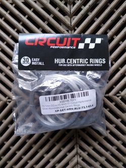 73.1mm-63.4 mm Aluminum Hub Centric Rings