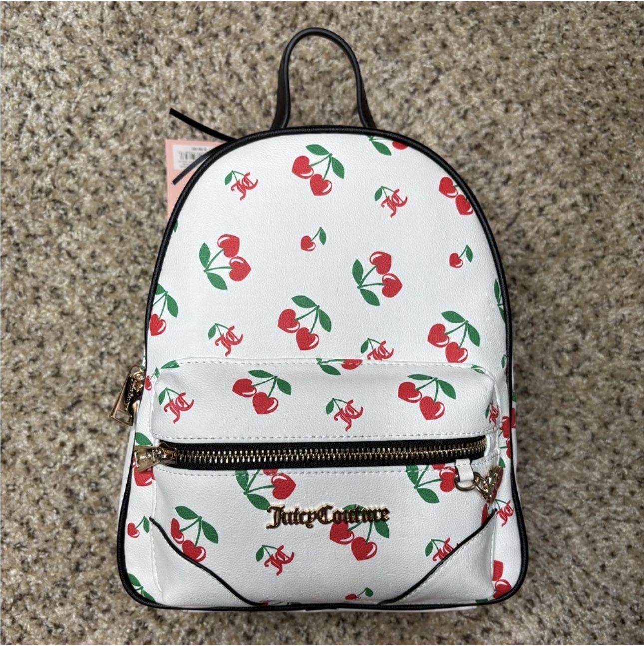 Juicy couture mini backpack cherry white juicy fruit mini backpack NEW