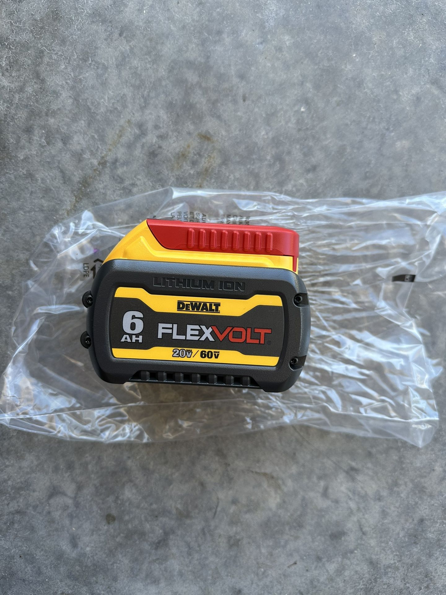 DEWALT 20v/60v 6AH Flexvolt Batteries