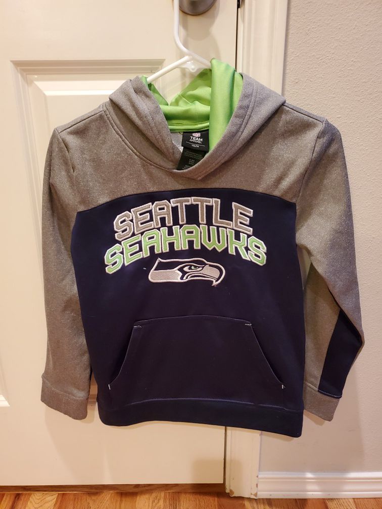 Seahawks tech hoodie sweatshirt - Youth Medium (10/12 y)
