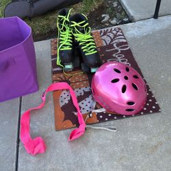 Roller Skates Helmet And Strap 