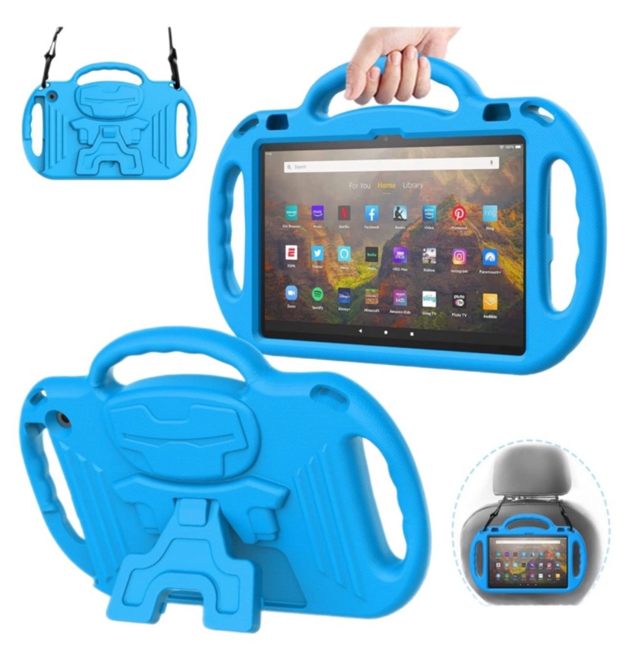Blue Amazon Fire 10 Tablet Case