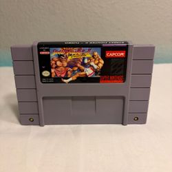 Street Fighter II Turbo (Super Nintendo SNES, 1993) Tested & Works Videogame