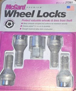 McGard Premium Wheel Lock Bolts - M12x1.25 (Part 27261) New In Pack