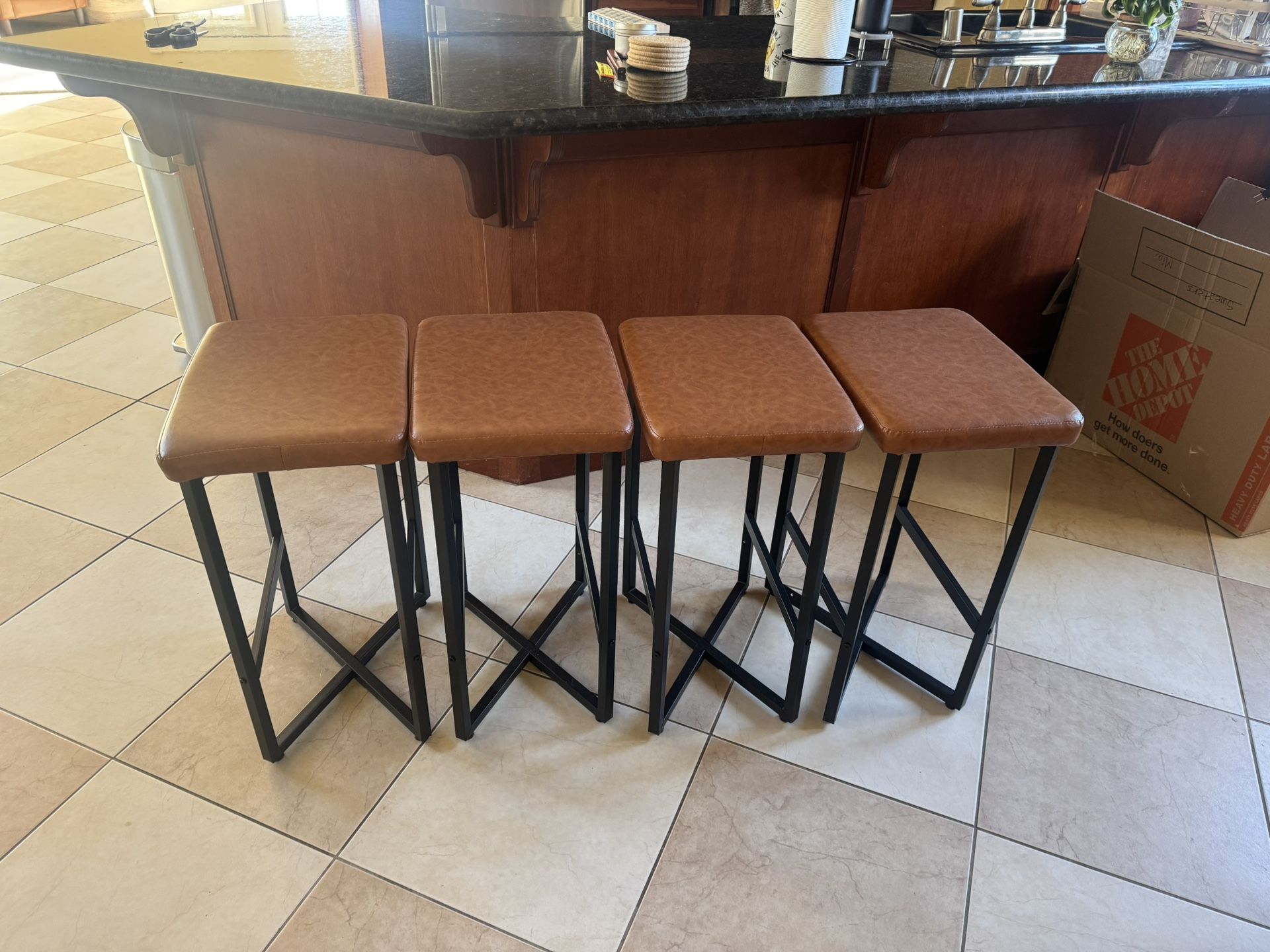 Set Of 4 Bar Stools