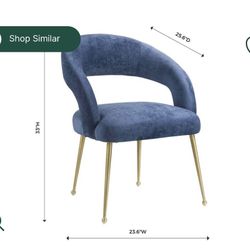 Blue Velvet Chairs