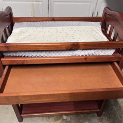 Wooden Baby Changing Table