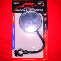 New bike rear view mirror