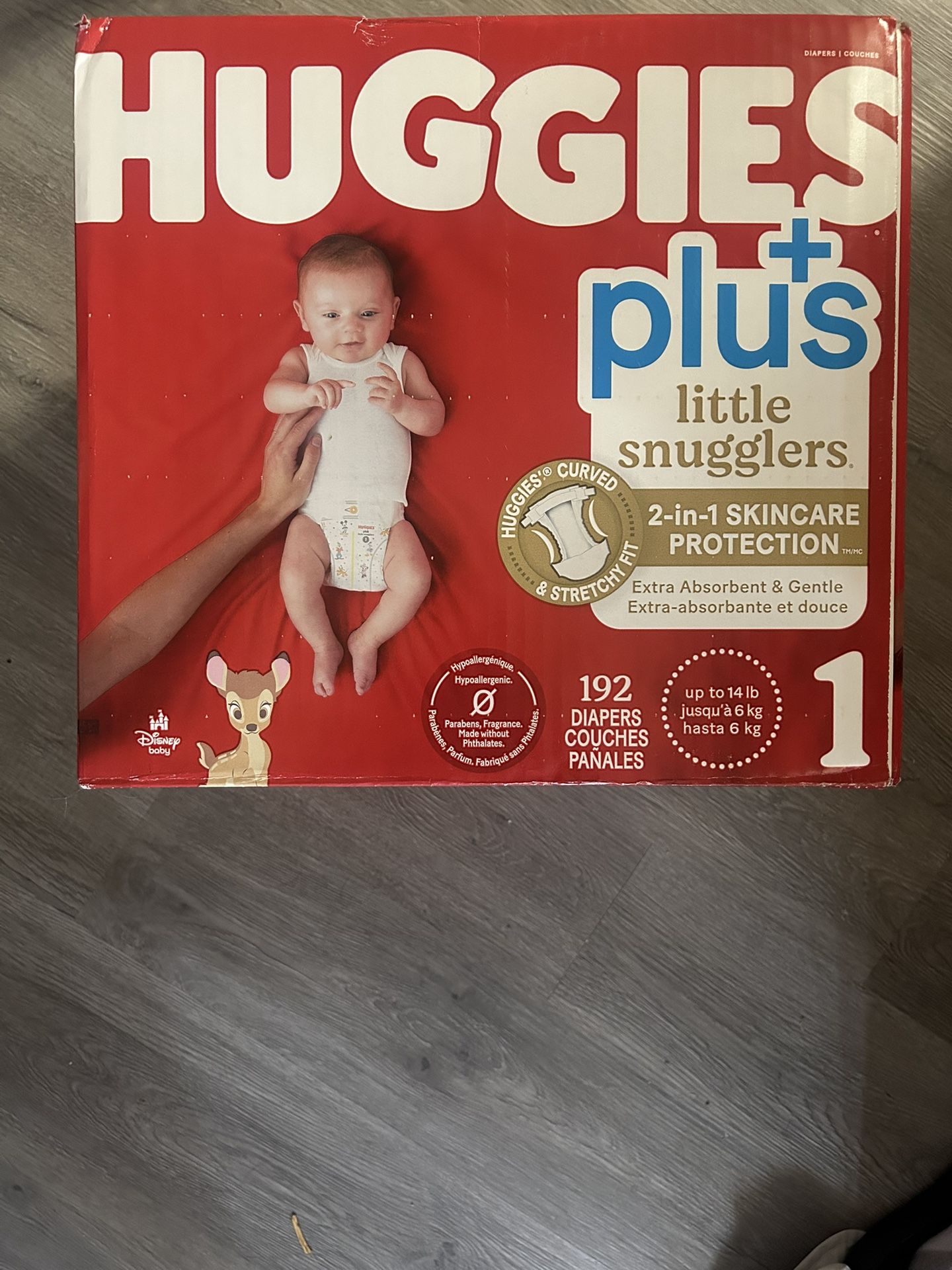 Huggies Diapers Brand New Size 1. 192 Count , 32 Count , 32 Count