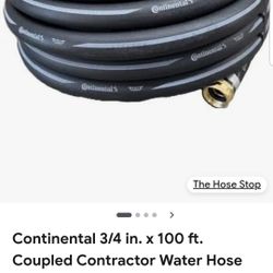 Water Hose 100' Continental Premium Grade 