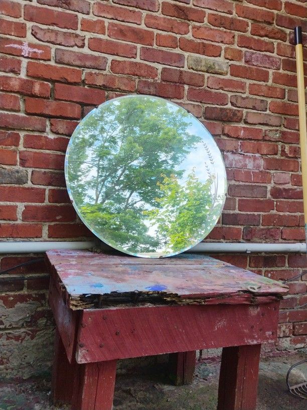 Vintage Round Mirror