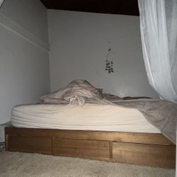 ca king bed & mattress 