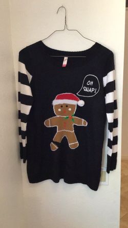 Ugly Christmas Sweater Oh Snap Size XXL 19