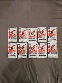 One piece round 1 tcg loose packs $220