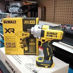 DEWALT 20V MAX BRUSHLESS XR 20V MAX ☆ 1/2" MID - RANGE IMPACT WRENCH WITH HOG RING ANVIL (TOOL ONLY)