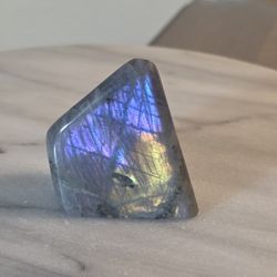 0.3 Lb (141g) Labradorite Slab Quartz Crystal 