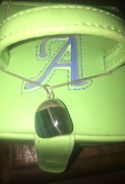 ⛓925 silver necklace 🌹with beautiful stone 💎