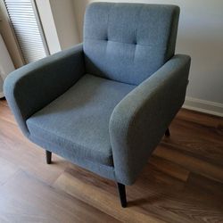 2 Gray Accent/Arm Chairs