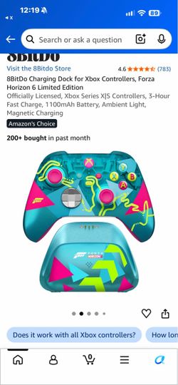 8BitDo Charging Dock Forza Horizon 6 Limited Edition