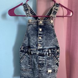 7 For All Mankind Overall Girl Toddler  Dress 4T Denim