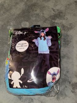 Stitch adult zip up costume