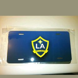 L A Galaxy License Plate Auto Vehicle Auto Car Tag Collectible
