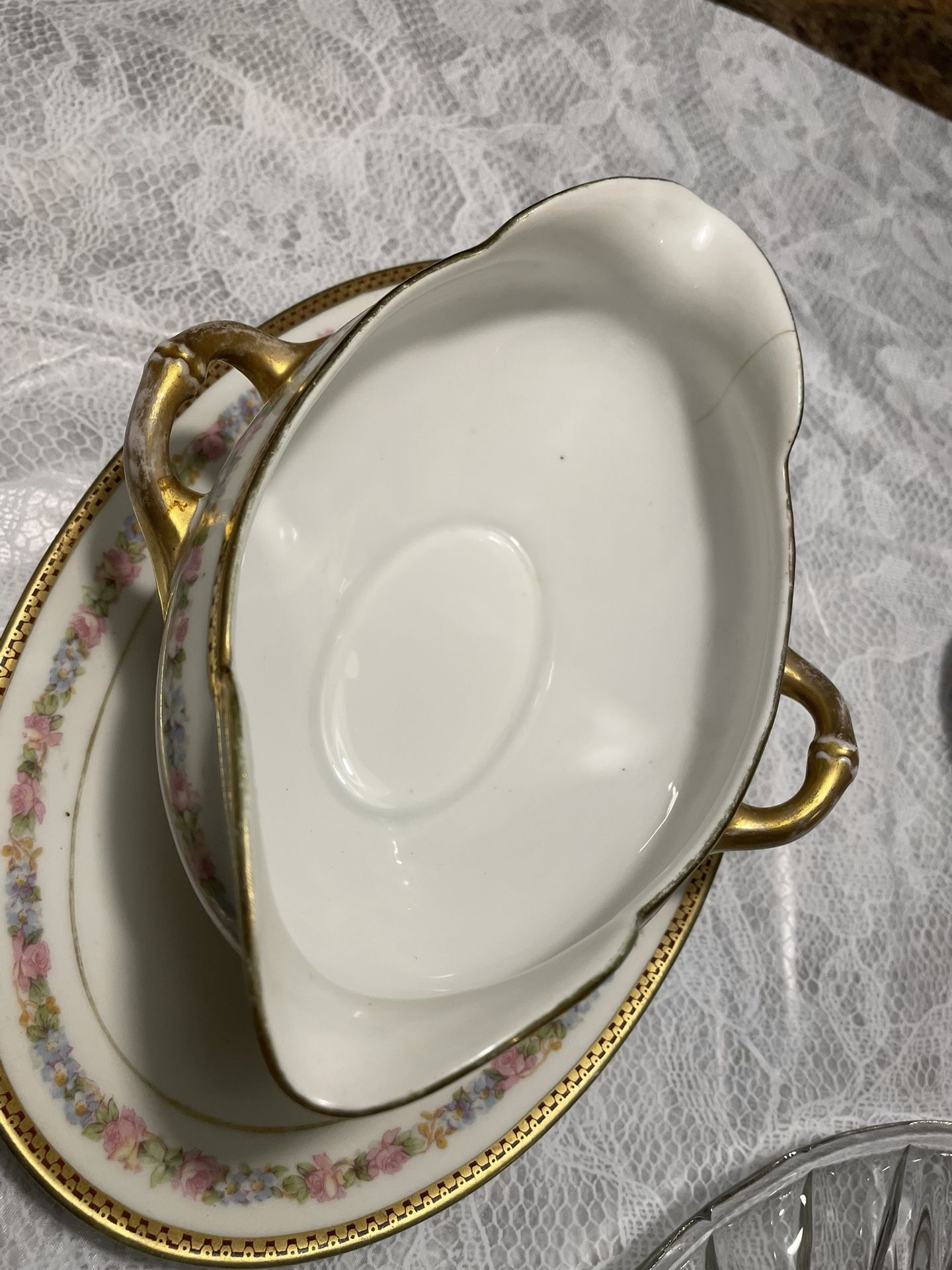 Antique serving dish