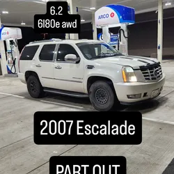 2007 escalade part out 6.2 6l80e awd