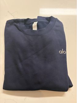 Alo Navy Crew Neck