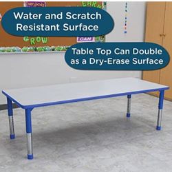 Angeles Baseline 72"x30" Rect. Table, Homeschool/Playroom Furniture, Kids 