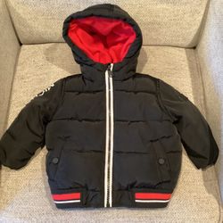 Michael Kors Baby Boys Hooded Puffer Jacket, Sz 12 months.