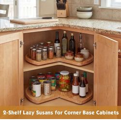 Lazy Susan Cabinet 2 Piece