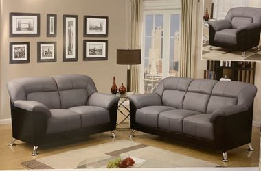 Leather couch and love seat - Brand New