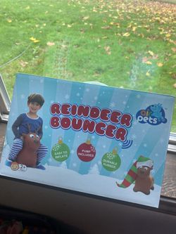 Bouncing Inflatable Reindeer 