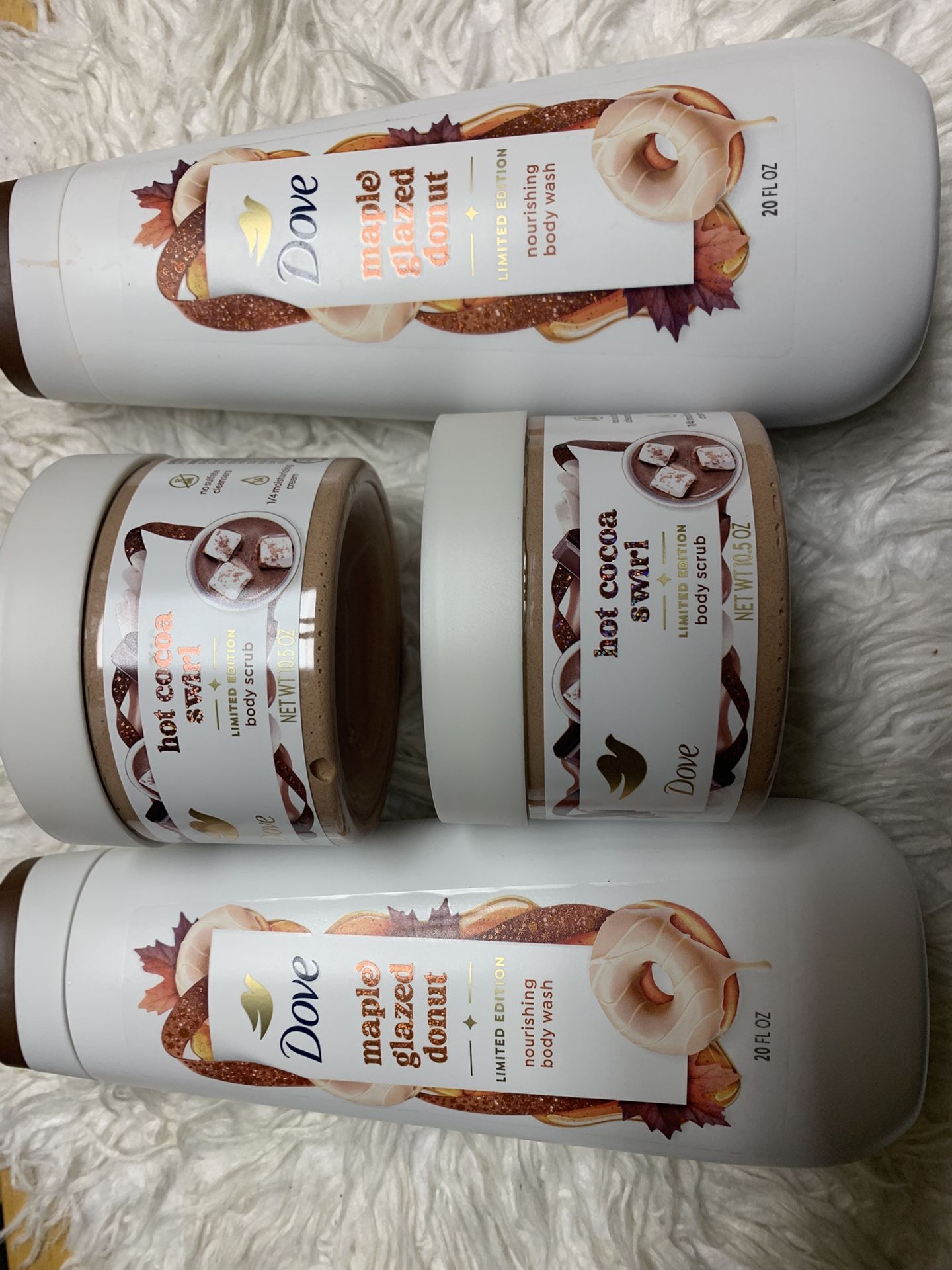 4/$20 Dove Body Wash & Body Scrub